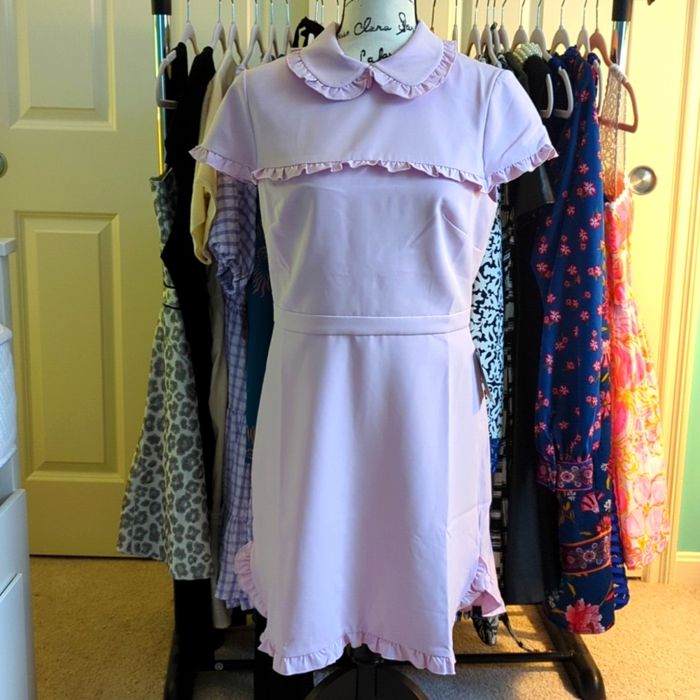 NWT Gall Meets Glam Lilac dress